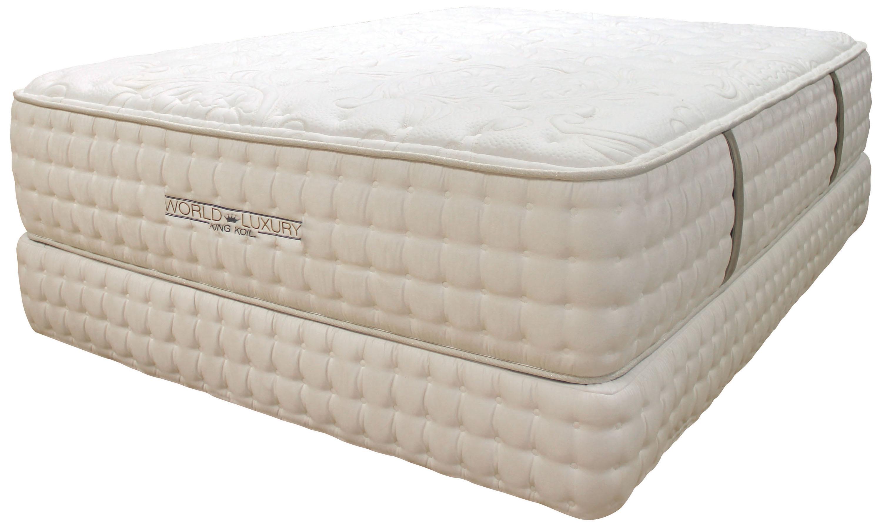 King Koil World Luxury Kensington 10522Q+FoundationQ Queen Plush